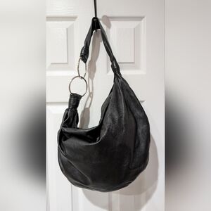 Lolli By Reincaration Double Ring Lambskin Hobo - Vintage, Rare